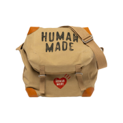 Human Made Canvas Shoulder Bag Brown