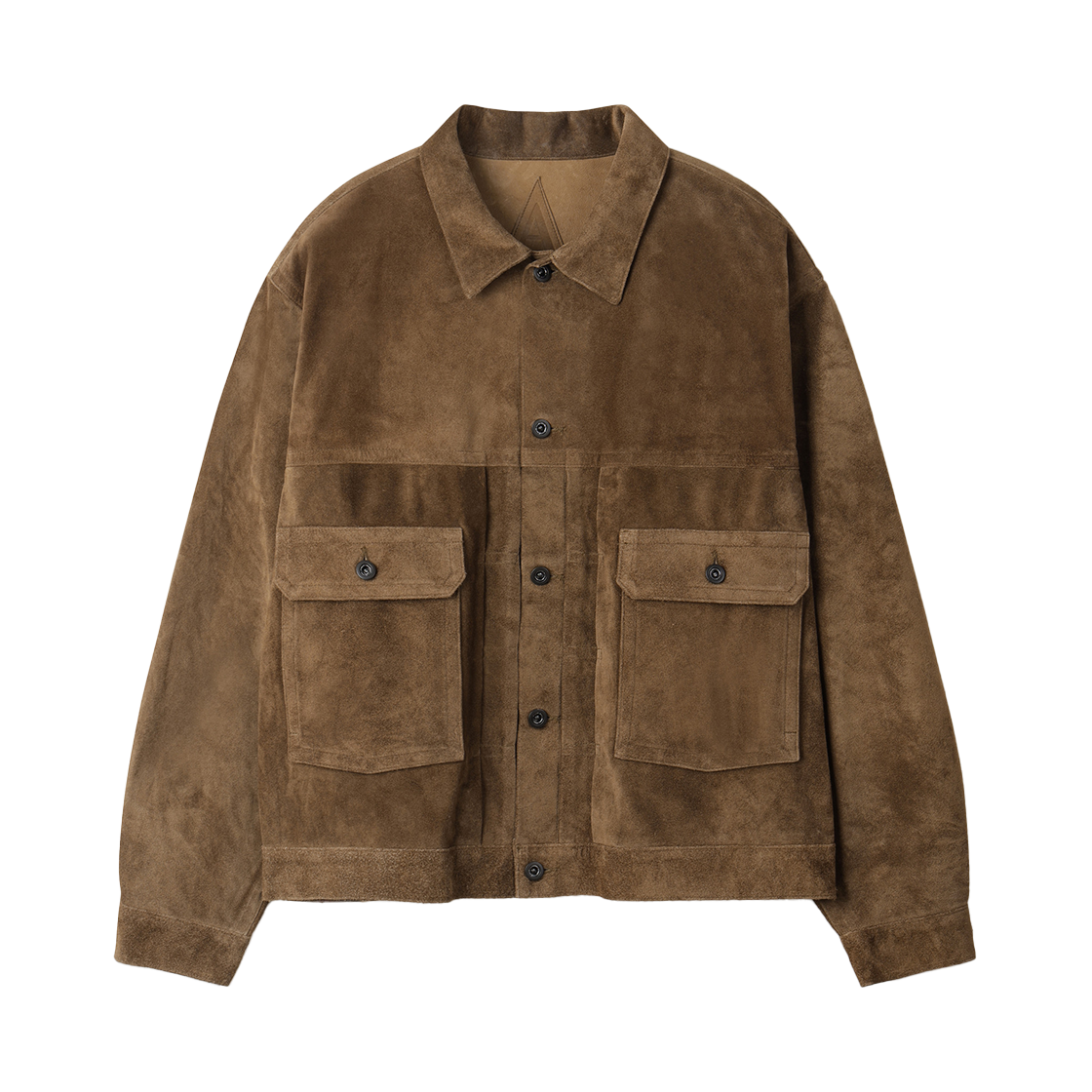 SVUDW25502BRX SERIES Suede Trucker Jacket Brown