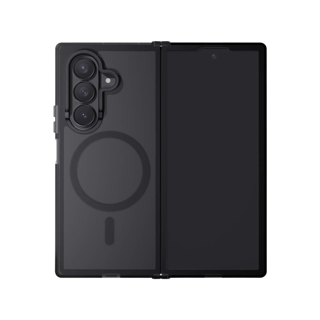 8800296977541 SLBS Monoline Matte Black Clear Magnet Case for Galaxy Z Fold7