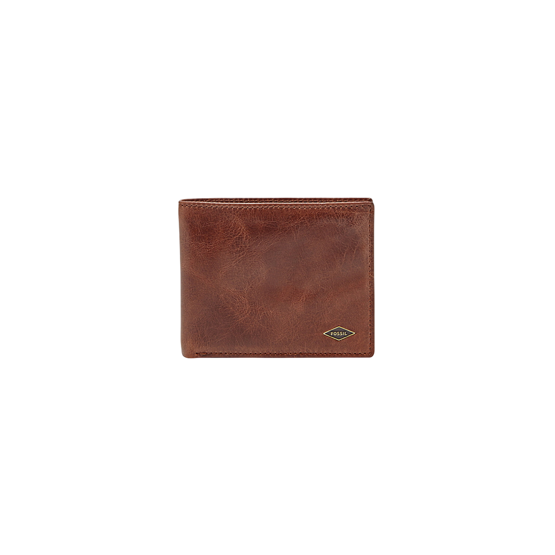 파슬 라이언 레더 RFID 플립 ID 반지갑 다크 브라운(Fossil Ryan Leather RFID Flip ID Bifold Wallet Dark Brown)