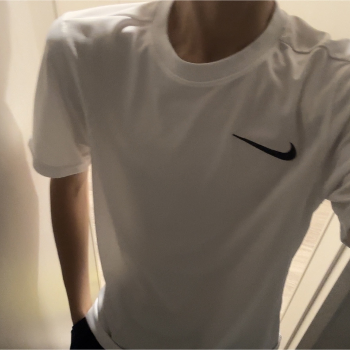 Nike Dri-Fit Park 7 T-Shirt White 착용 스타일