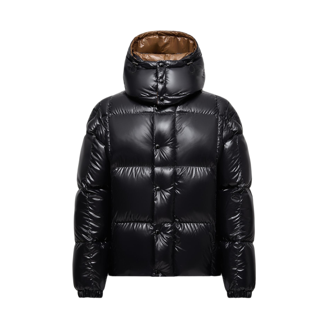 K2-091-1A00187-597Z8-999 Moncler Parana Hooded Short Down Jacket Black - 25FW