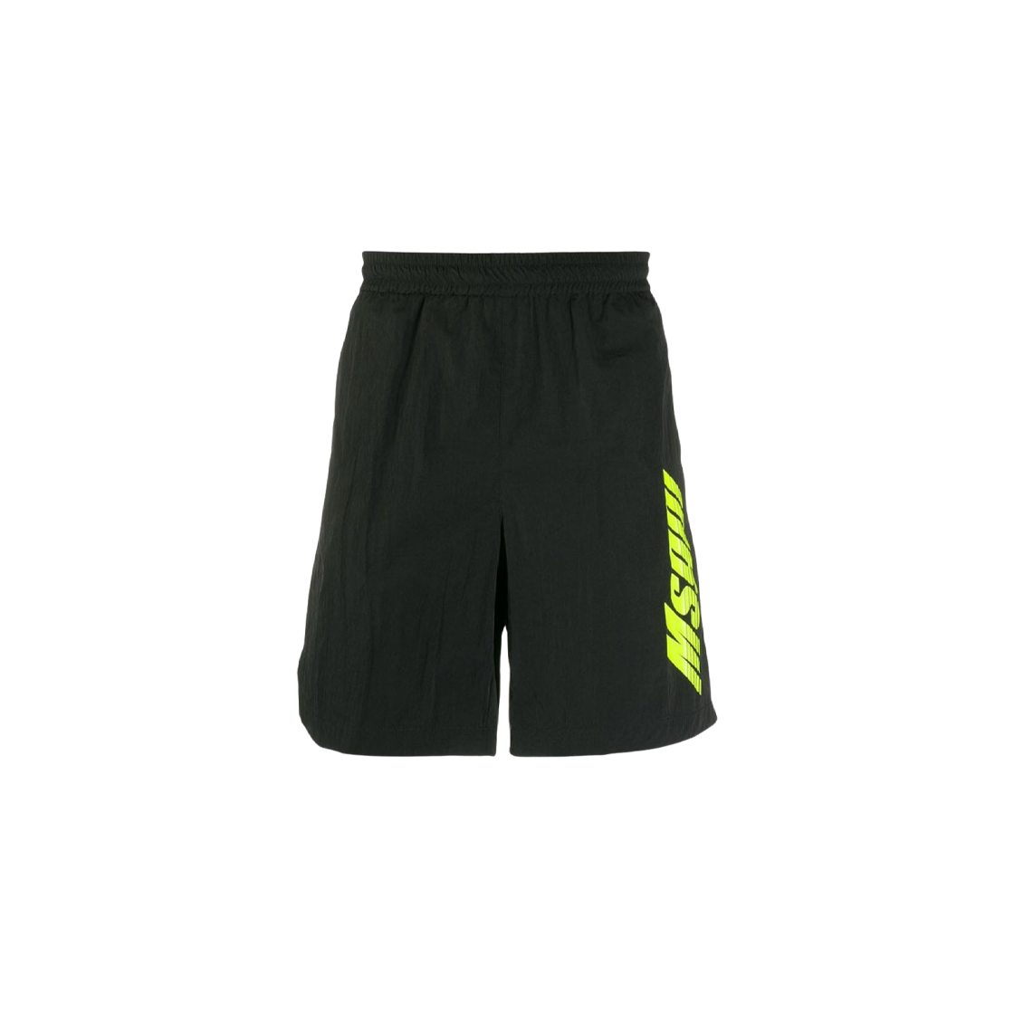 2840MB09X-207002-99 MSGM Neon Logo Bermuda Shorts Black