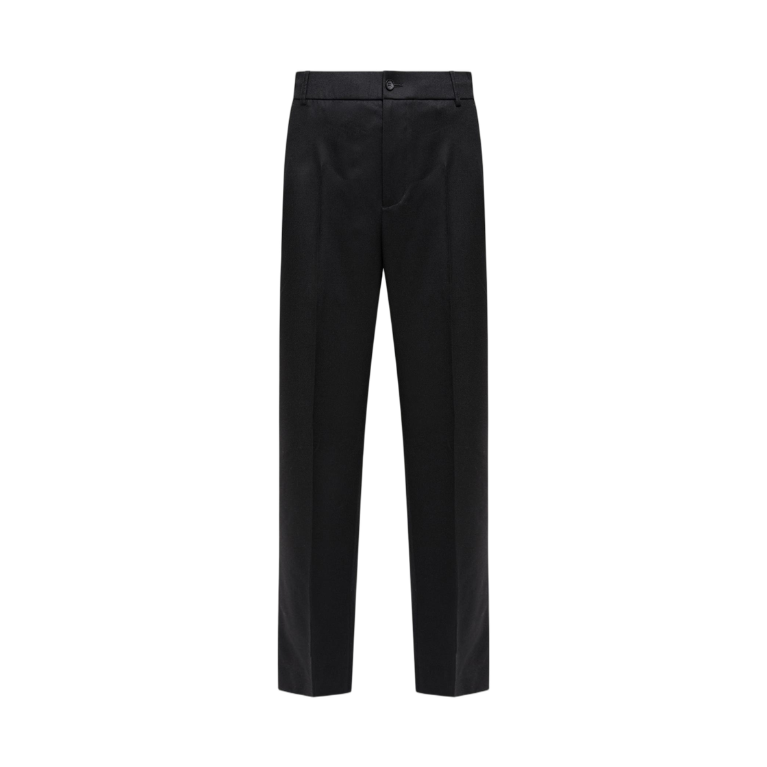 몽클레르 울 플란넬 테일러드 트라우저 블랙 - 25FW(Moncler Wool Flannel Tailored Trousers Black - 25FW)