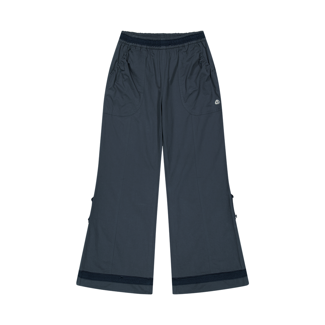 CY2503PAPO04 COYSEIO Lace Cotton Pants Navy