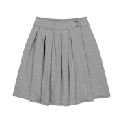 COYSEIO Cozy Sweat Wrap Skirt Melange Grey