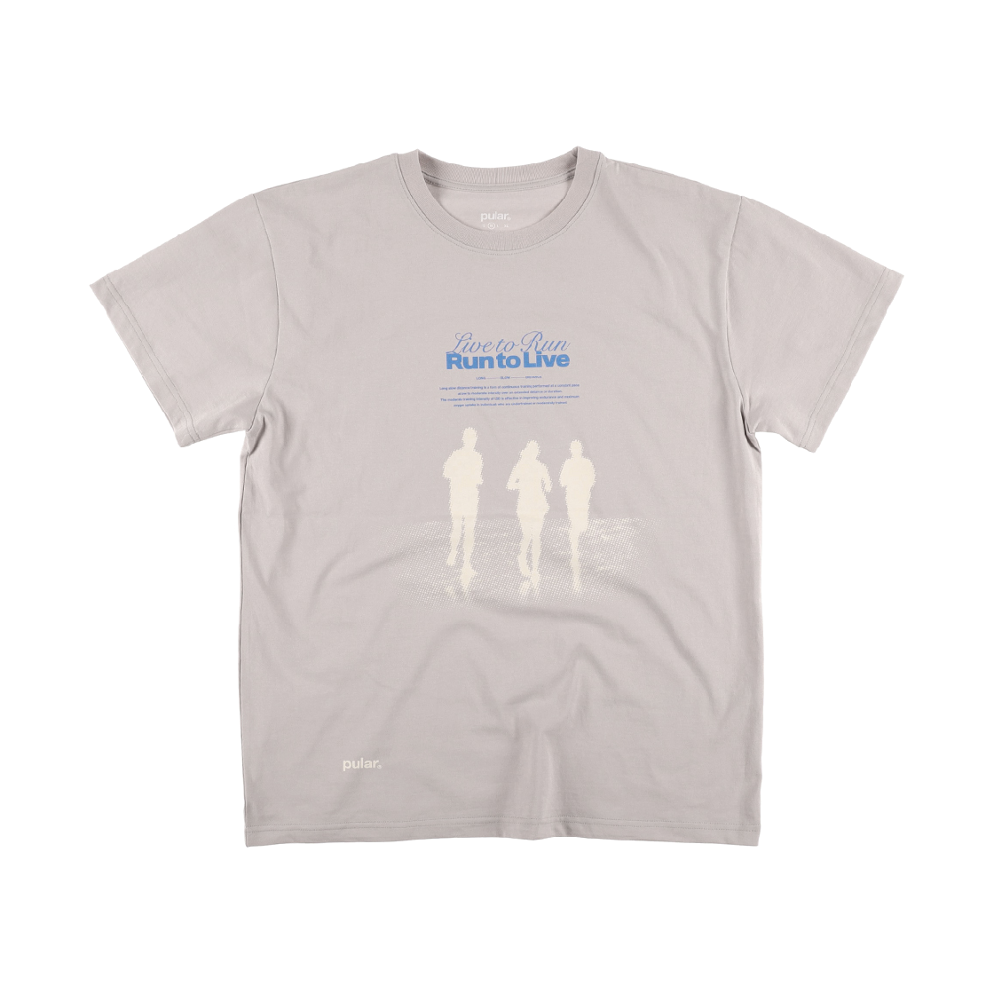 풀라르 남여공용 LSD 티셔츠 라이트 그레이(pular Unisex LSD T-Shirt Light Grey)