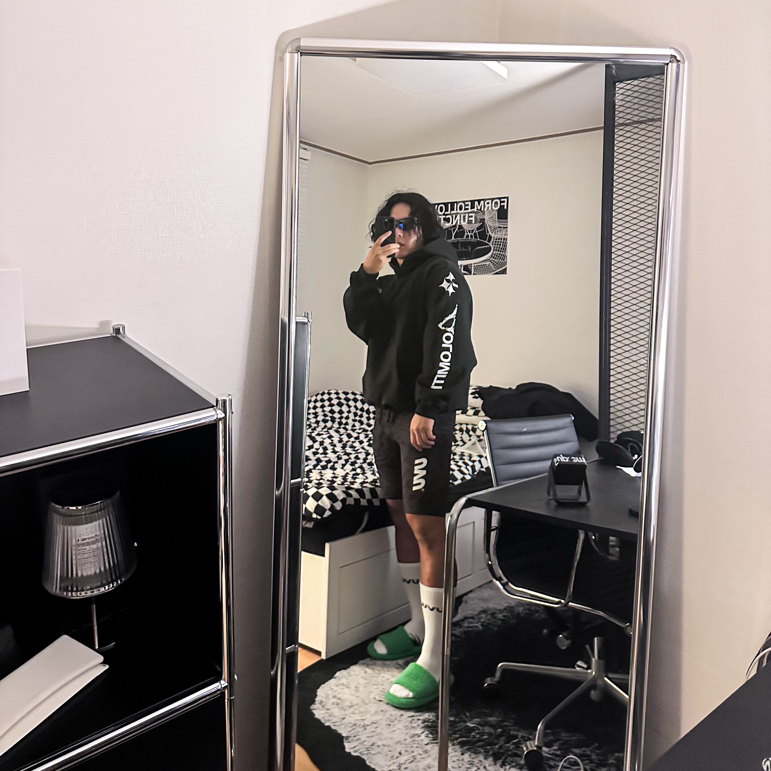 UVU Dolomiti Hoodie Black, UVU Half Tight 2.0 Black Grey 착용 스타일 - 2