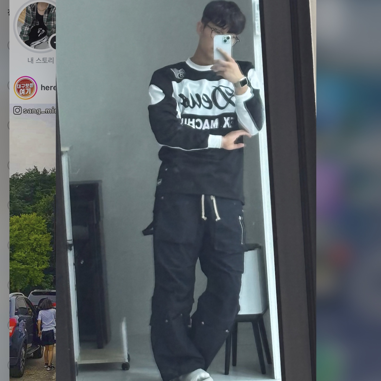 Deus Ex Machina Saber Moto Jersey Black, Flavorism VTG Detachable Ripstop Cargo pants Washed Black 착용 스타일 - 2