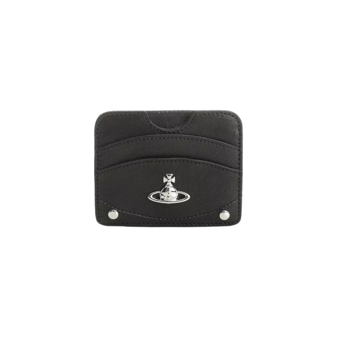 비비안 웨스트우드 하프 문 카드 홀더 블랙(Vivienne Westwood Half Moon Card Holder Black) - 1