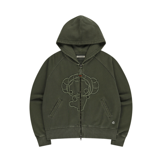 코이세이오 러플 레이스 후드 집업 블랙 | COYSEIO | KREAM