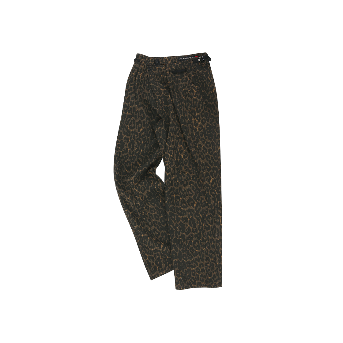 apa836m(KHAKI) ADSB Andersson Bell Crossover Carpenter Wide-Leg Jeans Khaki