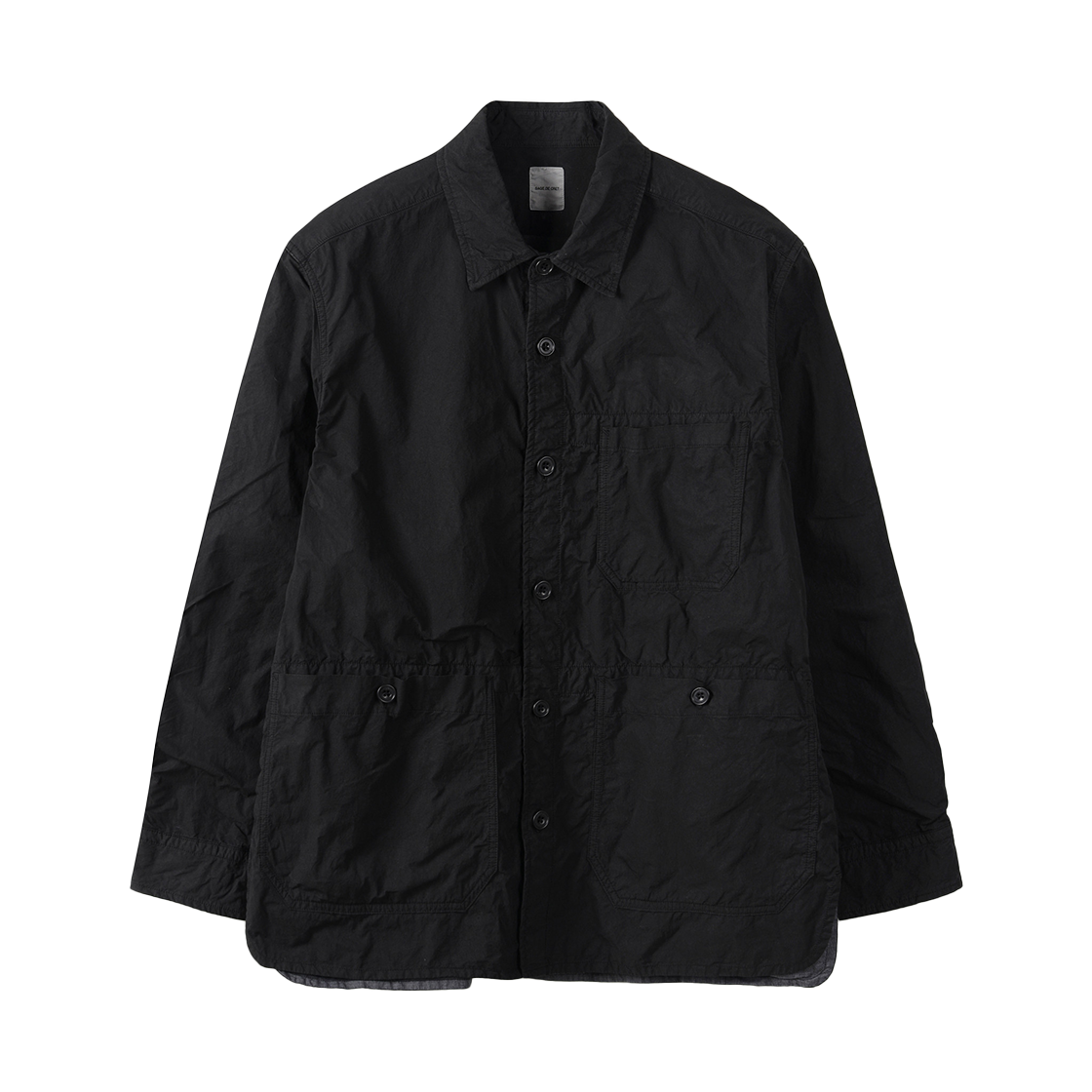 SVJAW25501BKX SERIES Cotton Twill Typewriter Shirt Jacket Black