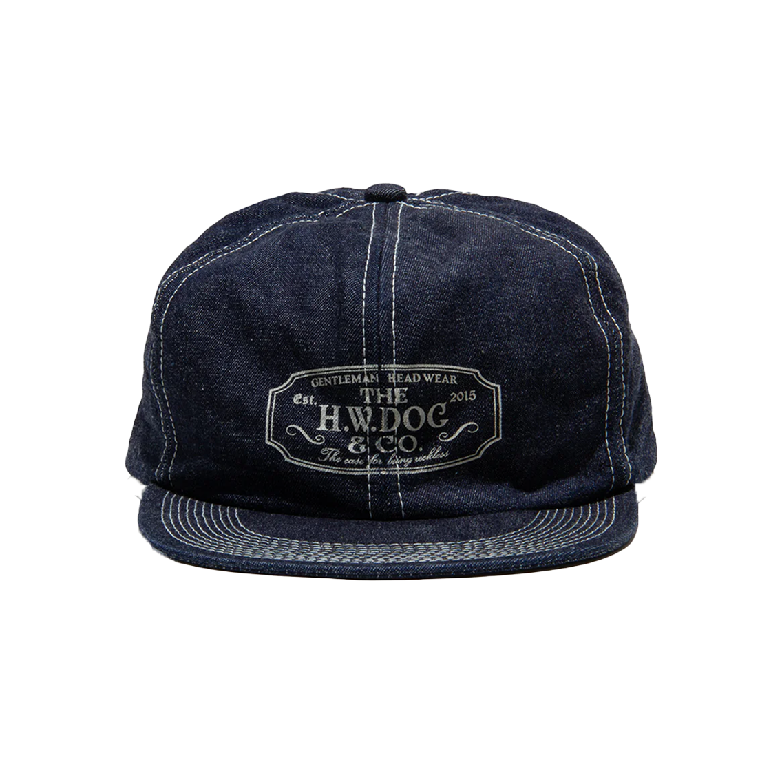 더 H.W. 도그 앤 코 트러커 캡 데님 인디고 - 25FW(The H.W. Dog & Co. Trucker Cap Denim Indigo - 25FW)