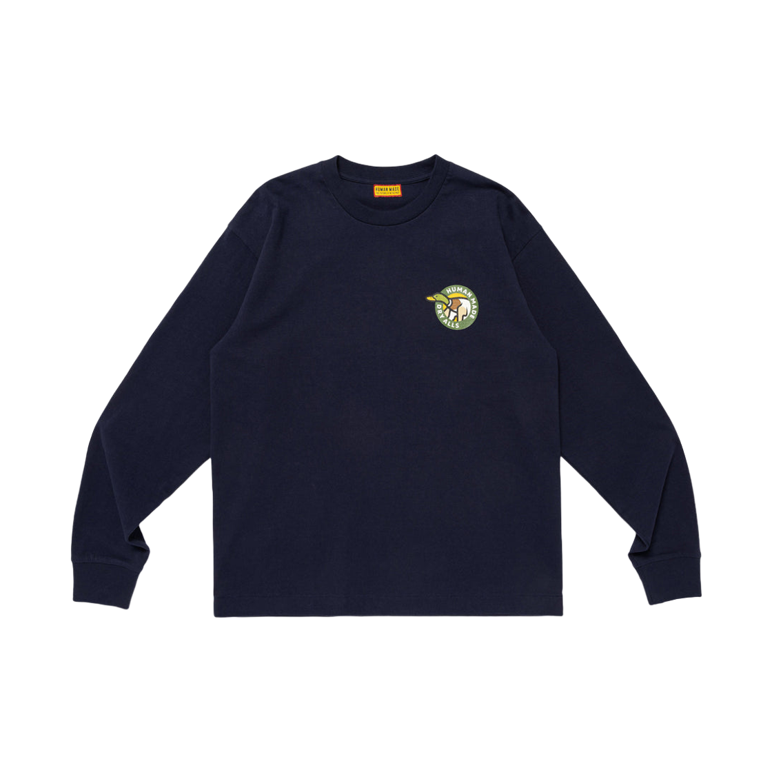 휴먼 메이드 그래픽 롱슬리브 티셔츠 네이비