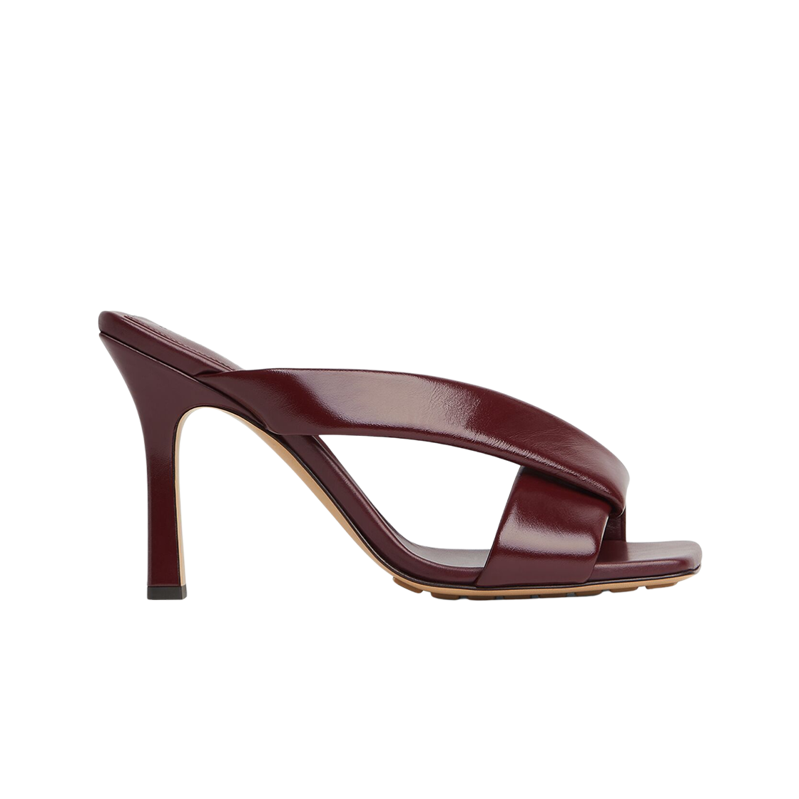 (W) 보테가 베네타 리바 뮬 바롤로((W) Bottega Veneta Riva Mule Barolo)