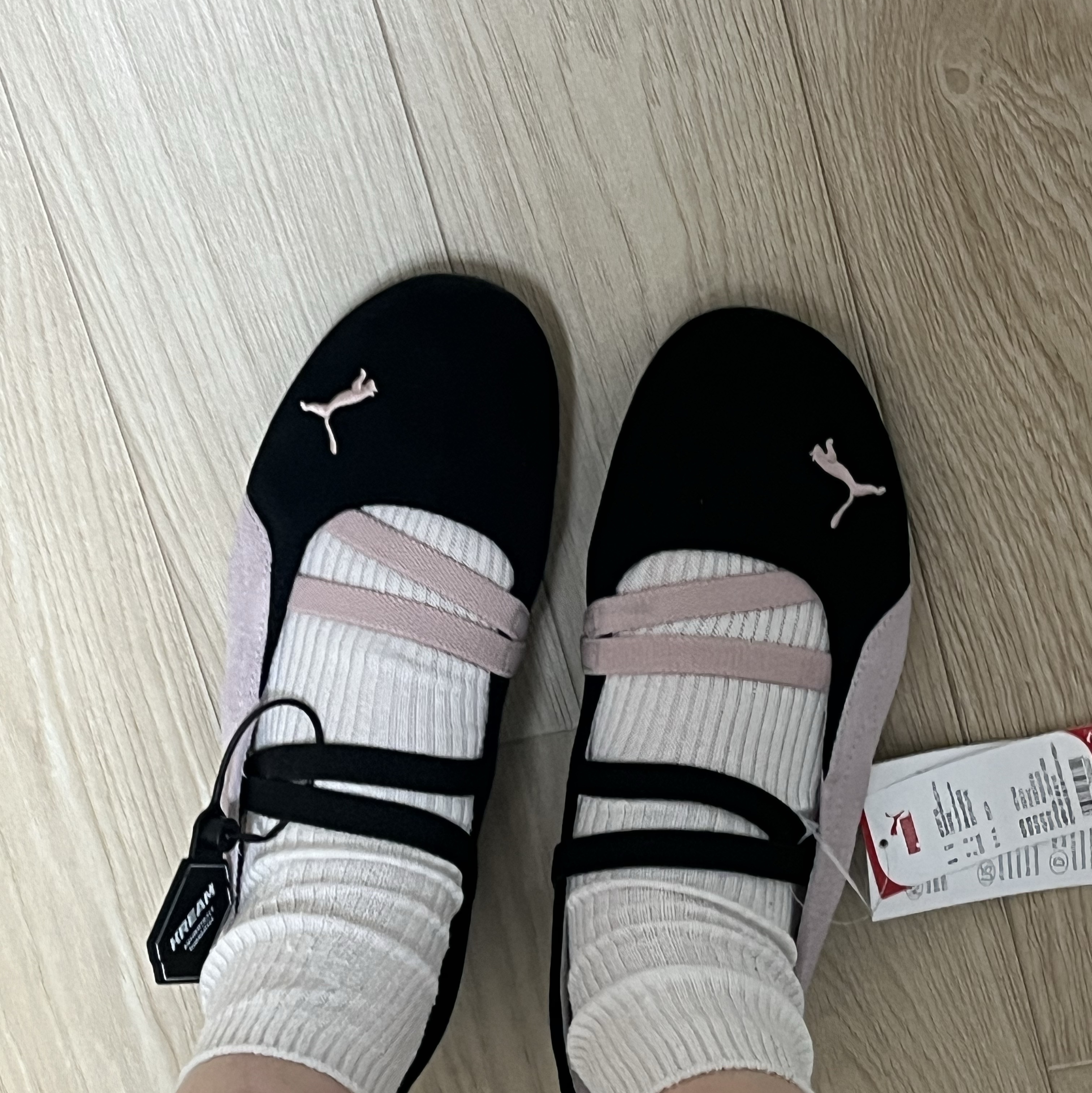 (W) Puma Speedcat Ballet Suede Puma  Black Mauve Mist 착용 스타일