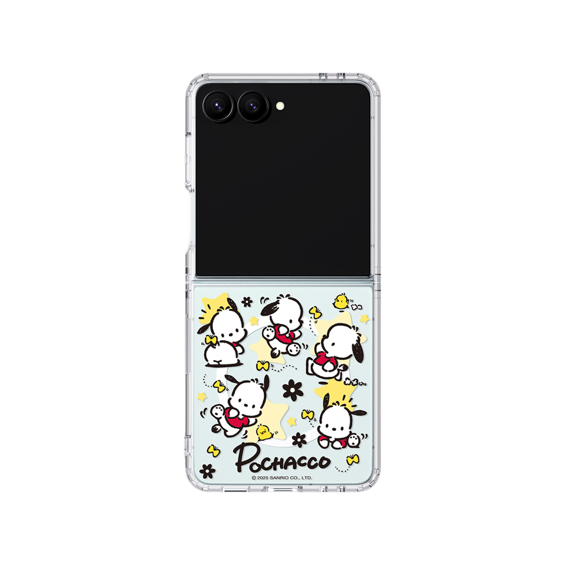에스엘비에스 포차코 패턴 모노라인 마그넷 케이스 for Galaxy Z Flip7(SLBS Pochacco Pattern Monoline MPP Case for Galaxy Z Flip7)