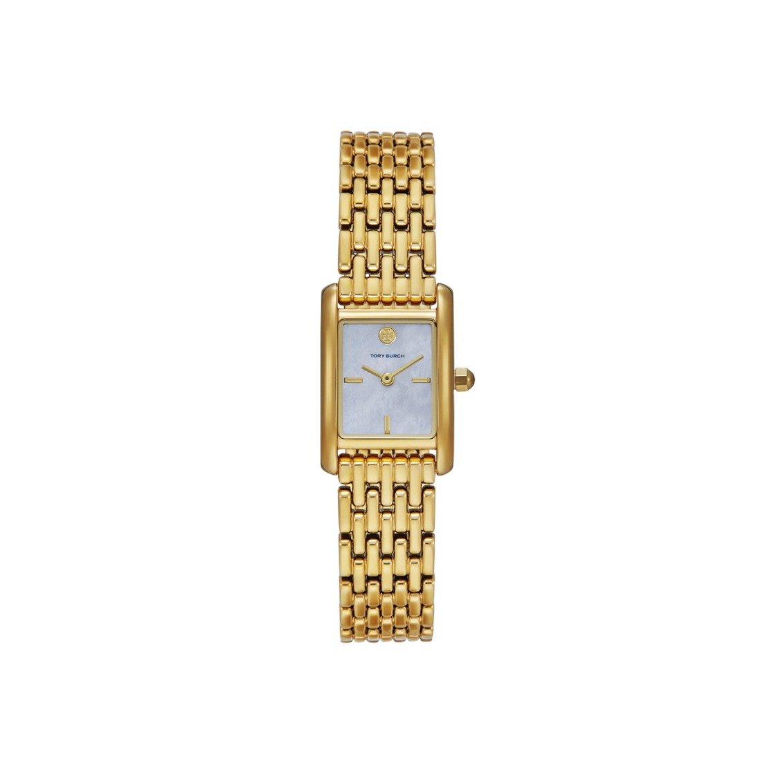 (W) 토리버치 엘리노어 스테인리스 스틸 시계 골드 모프((W) Tory Burch Eleanor Stainless Steel Watch Gold Mop)