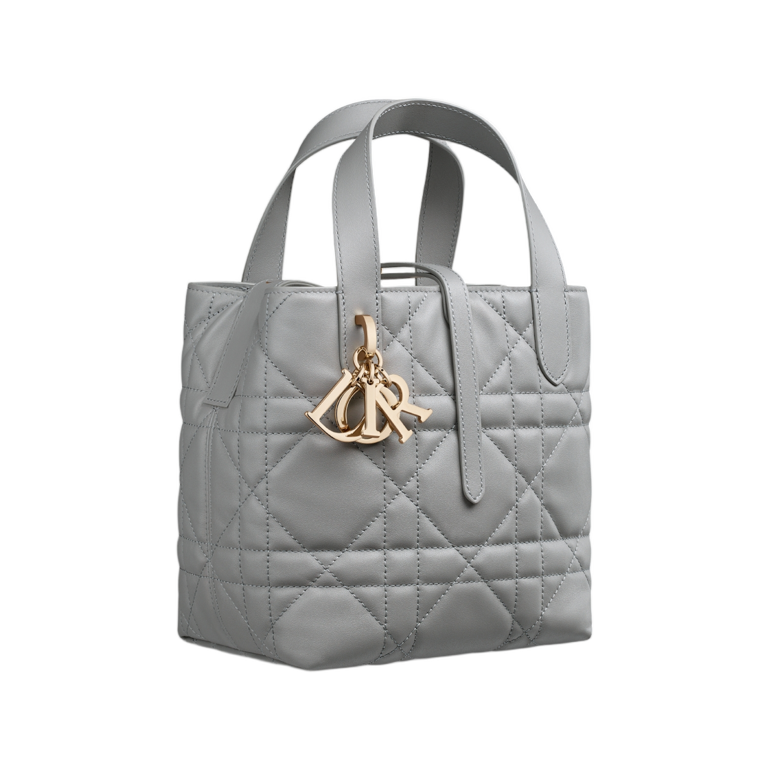 디올 뚜주흐 스몰 버티컬 토트백 매크로까나쥬 카프스킨 앤트러사이트 그레이(Dior Toujours Small Vertical Tote Bag In Macrocannage Calfskin Anthracite Grey) - 2