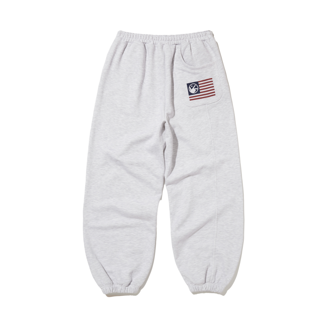 키미저리 핑거 로고 아메리카 조거 팬츠 라이트그레이(Keymisery Finger Logo America Jogger Pants Light Gray)