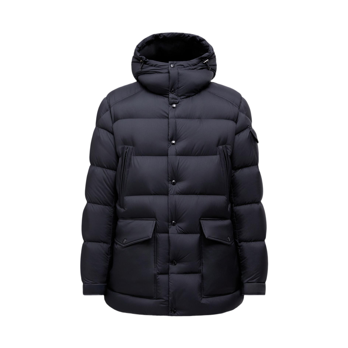 K2-091-1C00014-597YD-776 Moncler Bretagne Hooded Short Down Jacket Navy Blue - 25FW