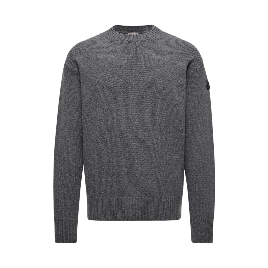 몽클레르 울 & 캐시미어 점퍼 다크 그레이 - 25FW(Moncler Wool & Cashmere Jumper Dark Gray - 25FW) - 1
