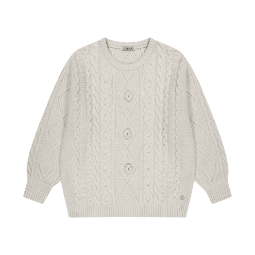トップス coyseio COTTON CUDDLE LONGSLEEVES IVORY COYSEIO] COTTON CUDDLE LONGSLEEVES ☆人気☆ (COYSEIO/Tシャツ