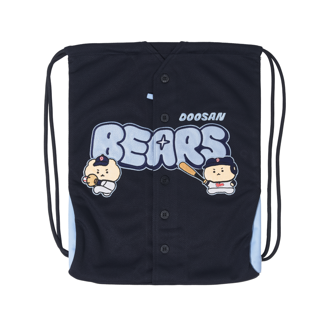 두산 베어스 x 망그러진곰 짐색 네이비(Doosan Bears x Manggom Gym Sack Navy)