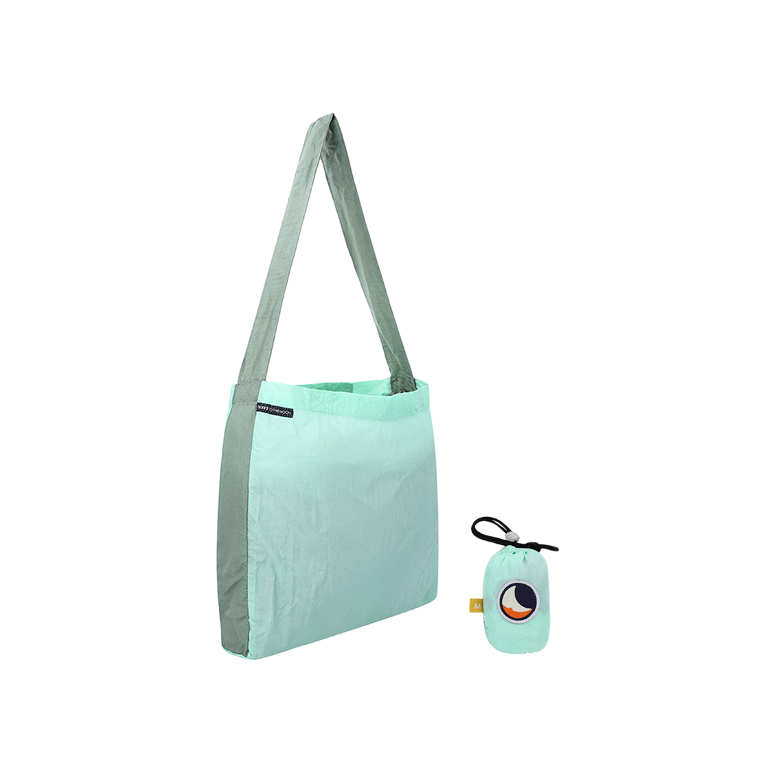 티켓투더문 에코백 미디엄 15L 민트 제이드그린(Ticket to the Moon Eco Bag Medium Mint Jade Green (15L))