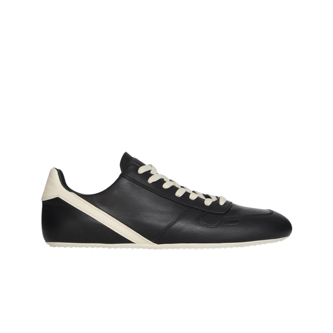 RU02E1889LCO-911 Rick Owens Concordians Minimal Sneakers Black Milk