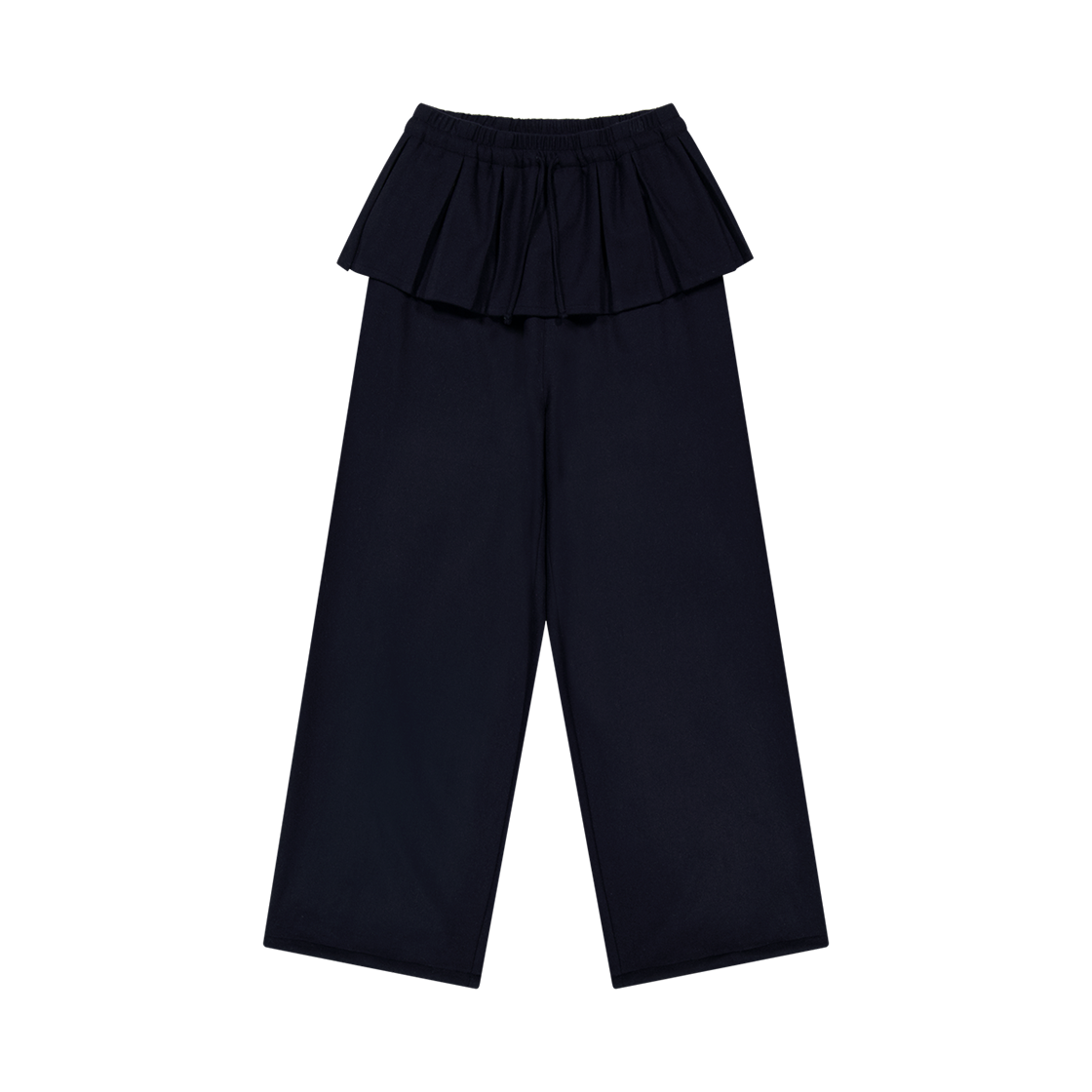 CY2503PAPO02 COYSEIO Pleats Over Wool Pants Dark Navy