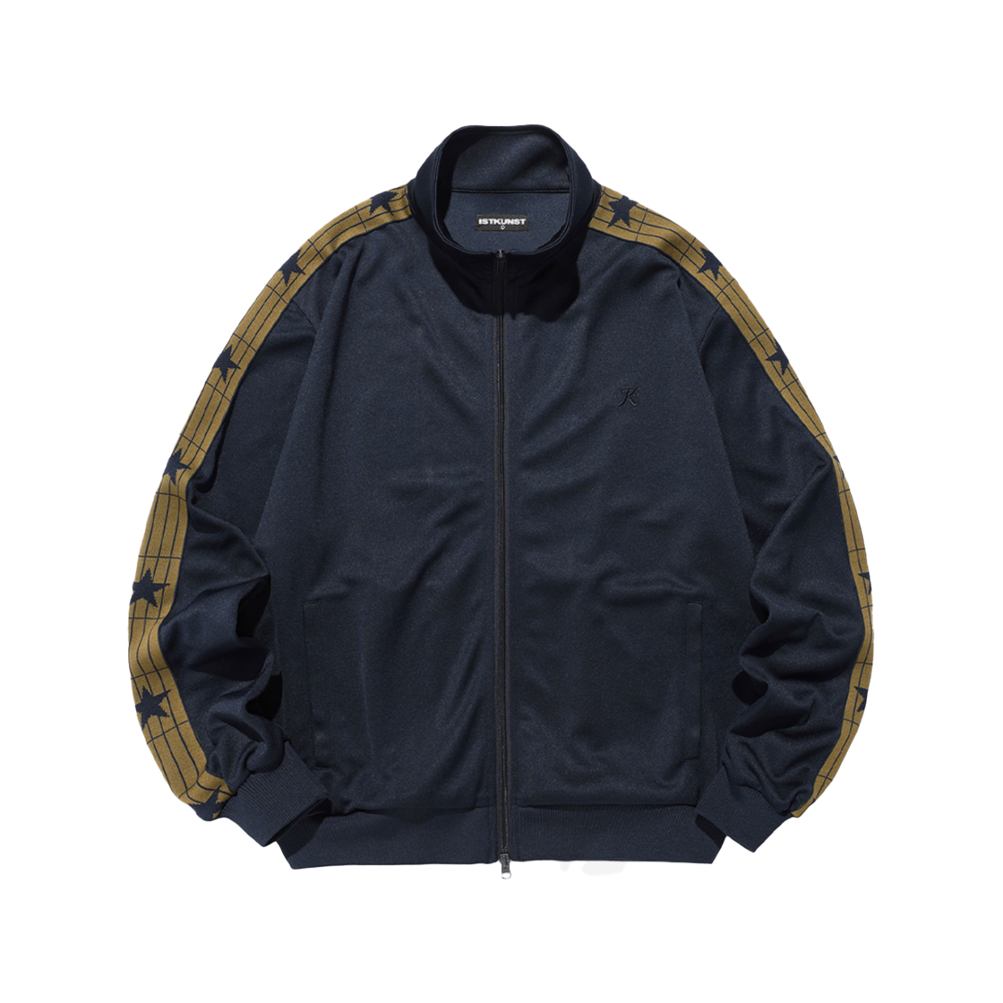 IK2FSMJ203ANV ISTKUNST IK Track Jersey Jacket Navy