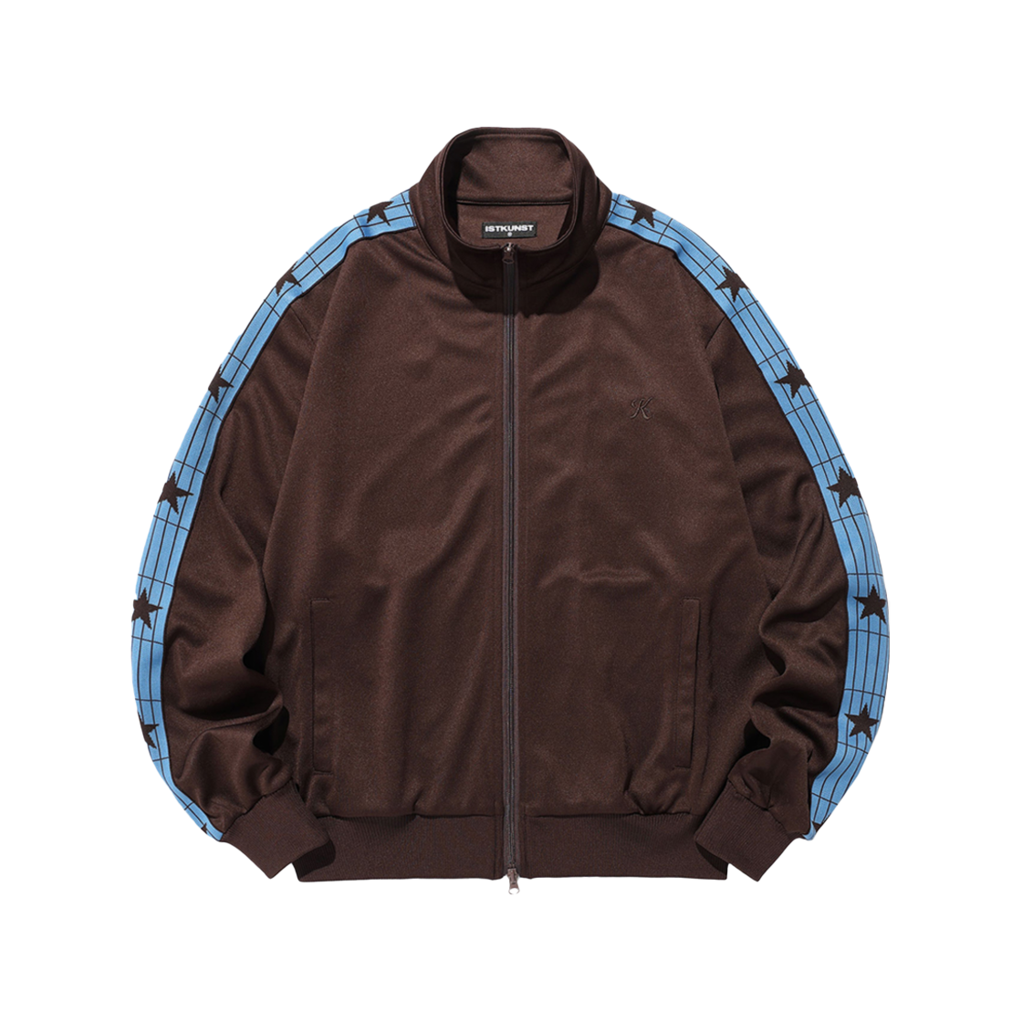 IK2FSMJ203ABR ISTKUNST IK Track Jersey Jacket Brown