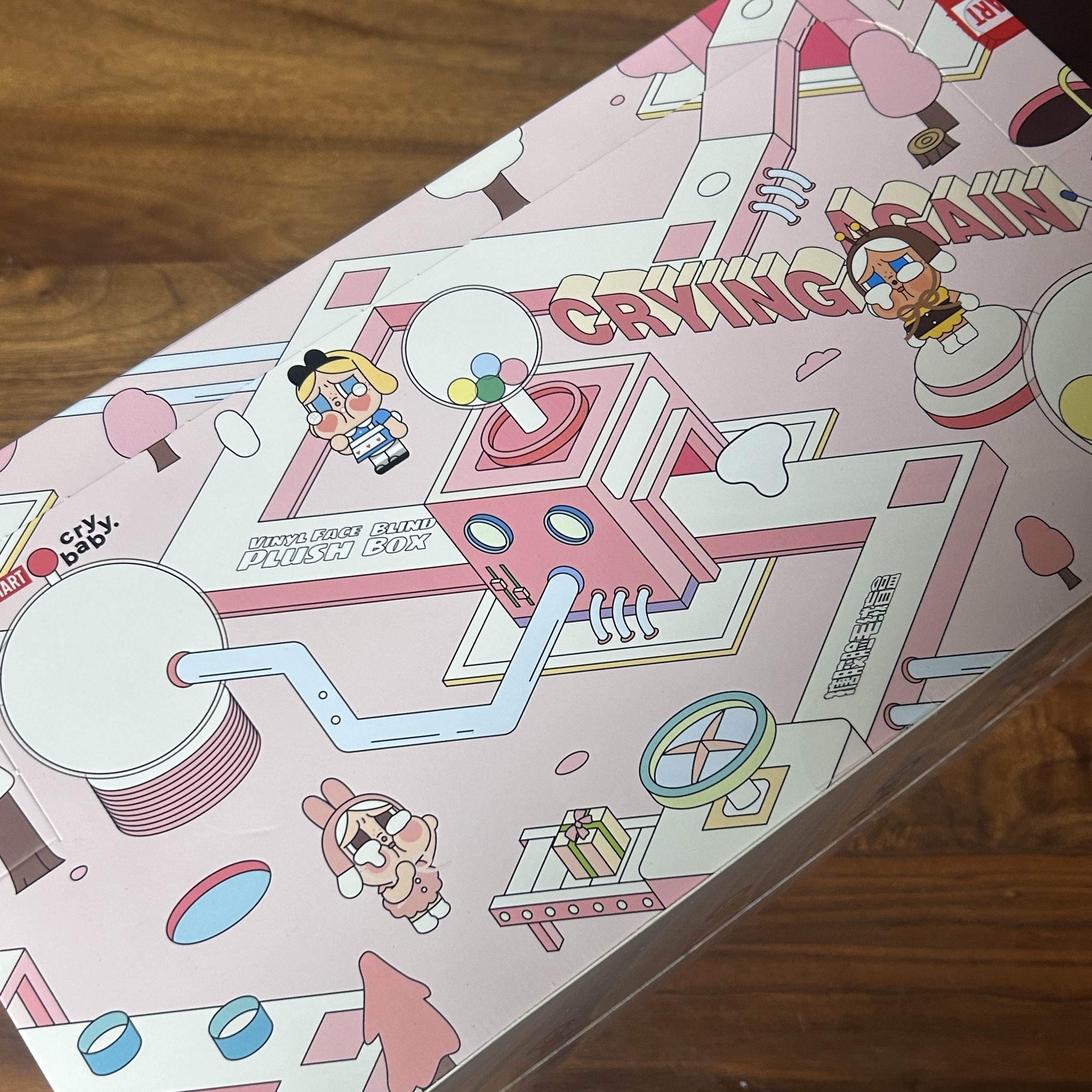 Pop Mart Crybaby Crying Again Series Plush Keyring Sealed Case (6 Blind Boxes), Pop Mart Crybaby Crying Again Series Plush Keyring She's Alice (Opened Case) 착용 스타일 - 1