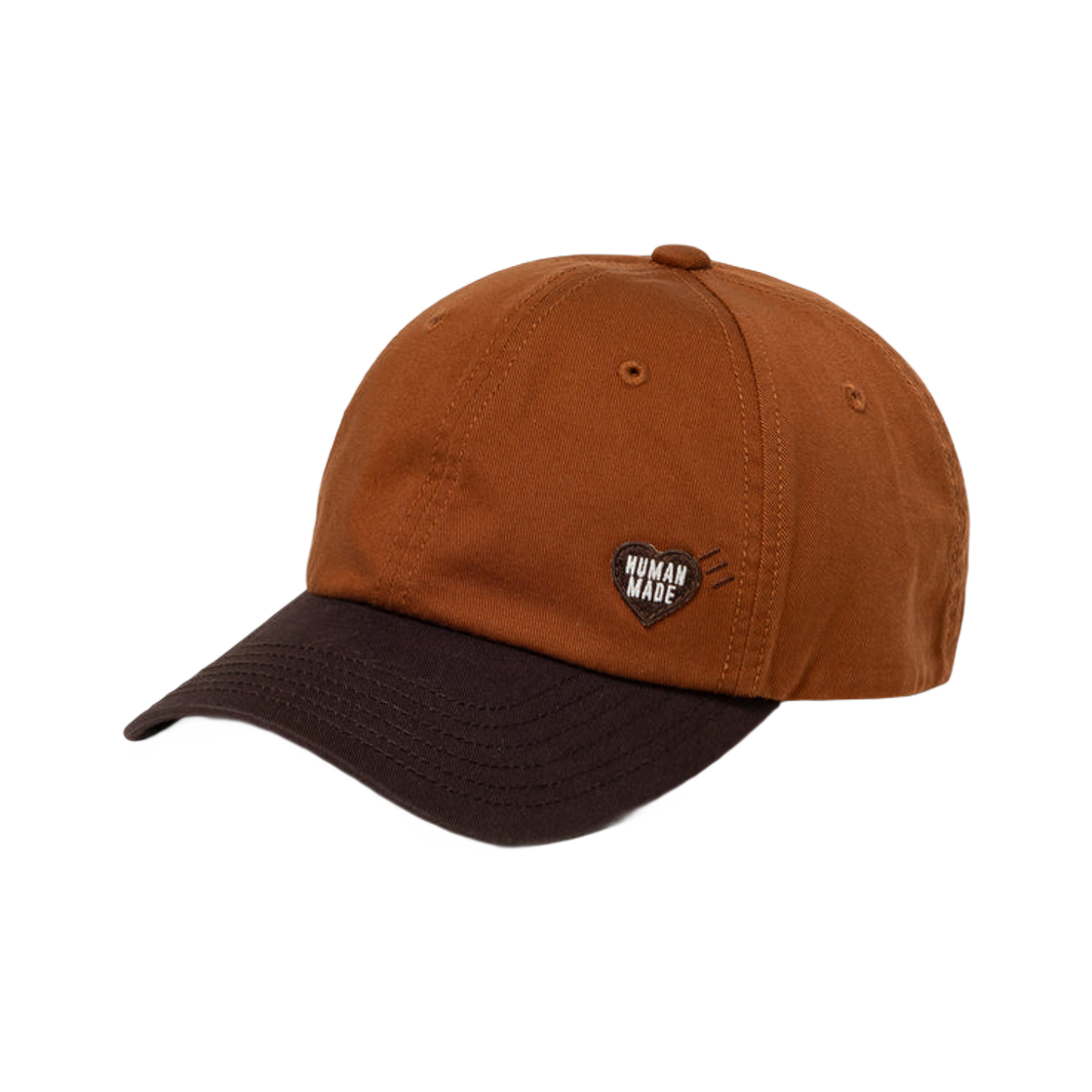 HM30GD069 Human Made 6 Panel Twill Cap Brown