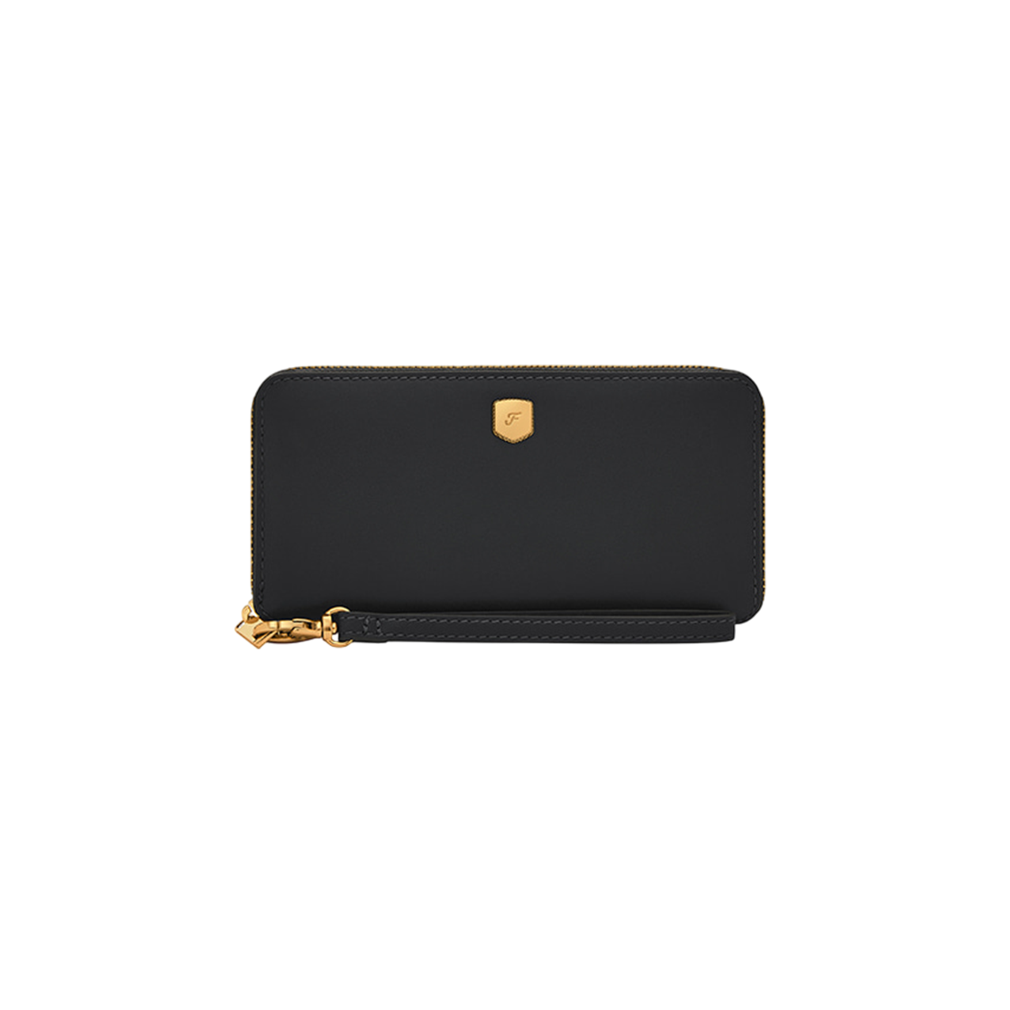 파슬 레녹스 집 컨티넨탈 월렛 블랙(Fossil Lennox Zip Continental Wallet Black)