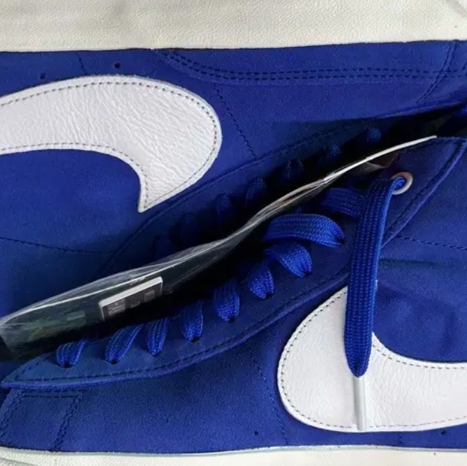 Nike x Stranger Things Blazer Mid Independence Day Pack Blue 착용 스타일