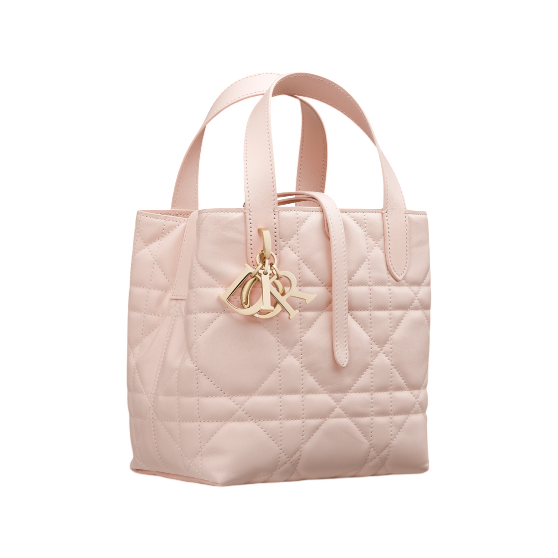 디올 뚜주흐 스몰 버티컬 토트백 매크로까나쥬 카프스킨 파우더 핑크(Dior Toujours Small Vertical Tote Bag In Macrocannage Calfskin Powder Pink) - 2