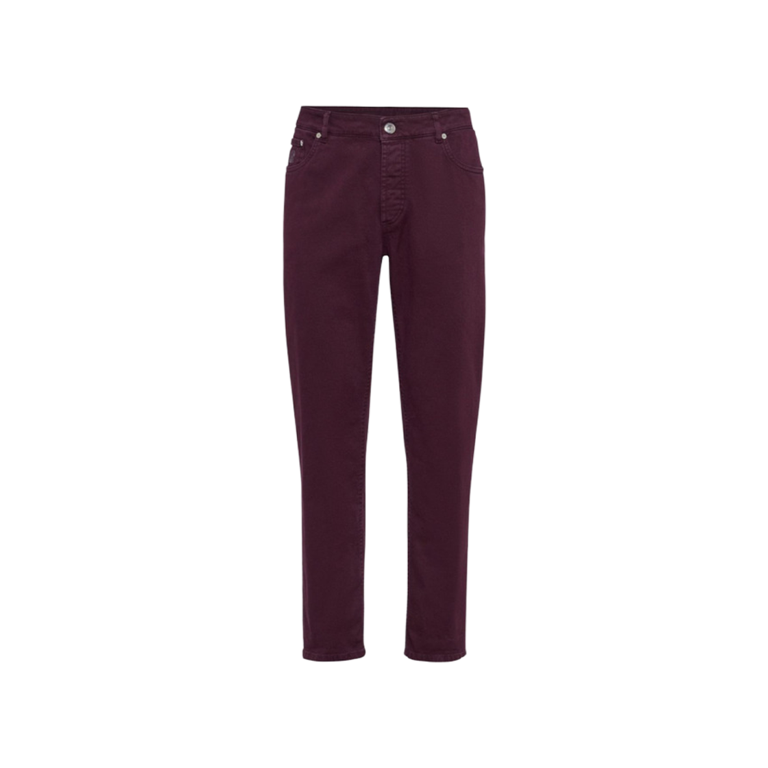 M277UD3210-C7031 Brunello Cucinelli Cotton Jeans Bordeaux