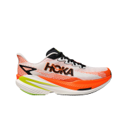 Hoka Mach X 3 White Neon Tangerine