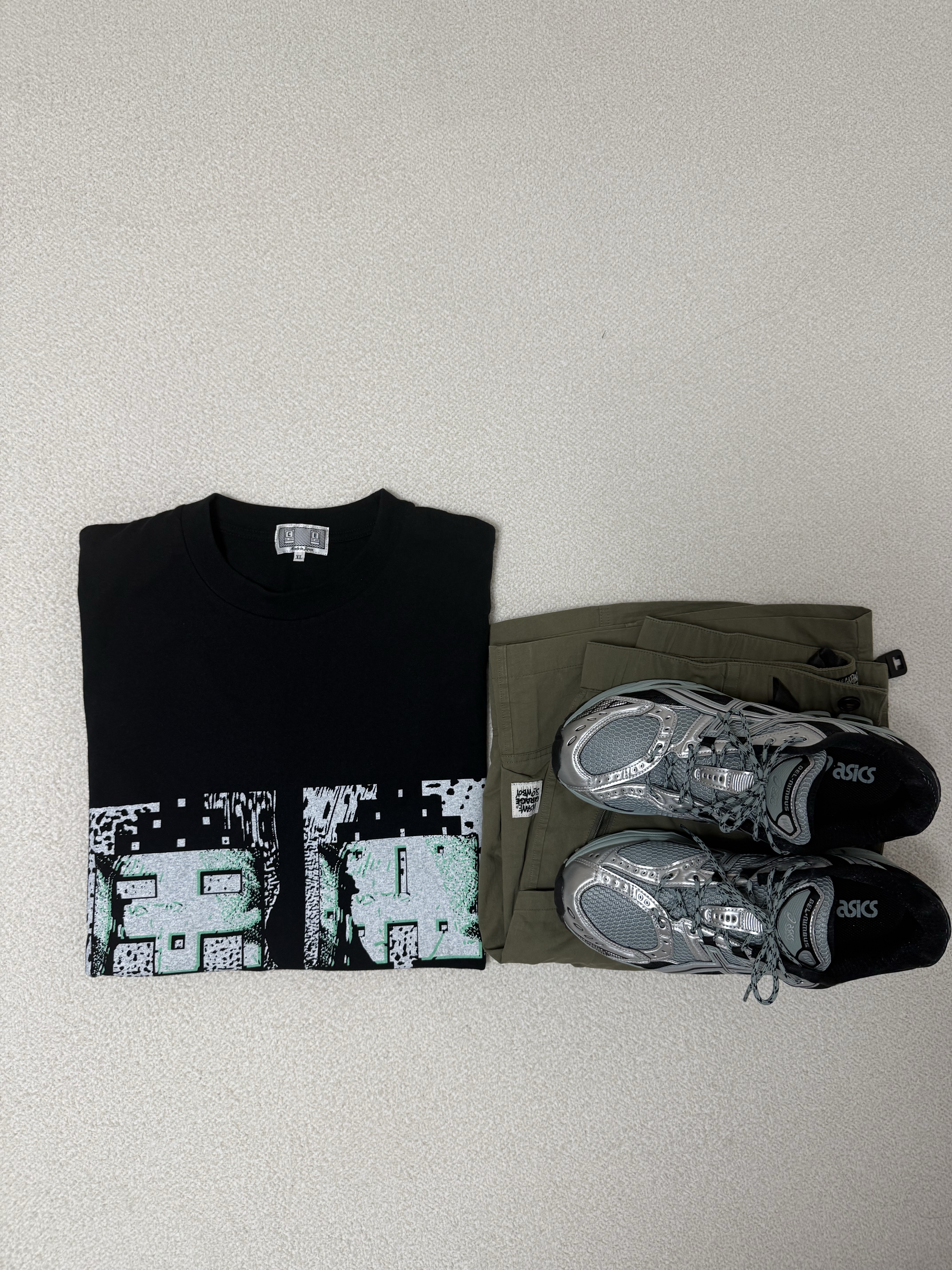 Asics Gel-Nimbus 10.1 Ocean Haze Pure Silver 착용 스타일 - 1