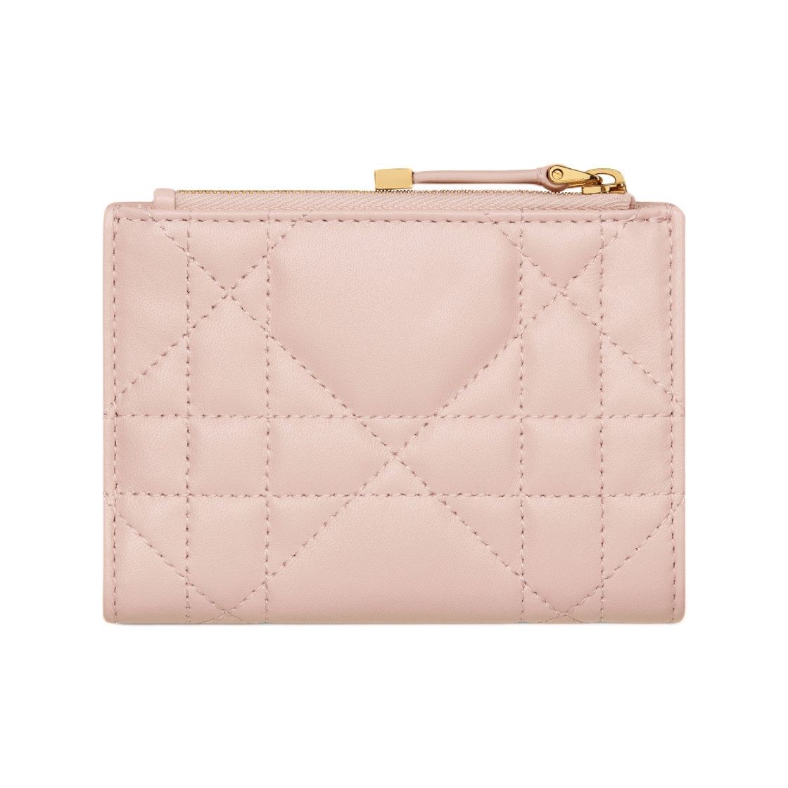 디올 카로 달리아 월렛 매크로까나쥬 램스킨 파우더 핑크(Dior Caro Dahlia Wallet In Macrocannage Lambskin Powder Pink) - 3
