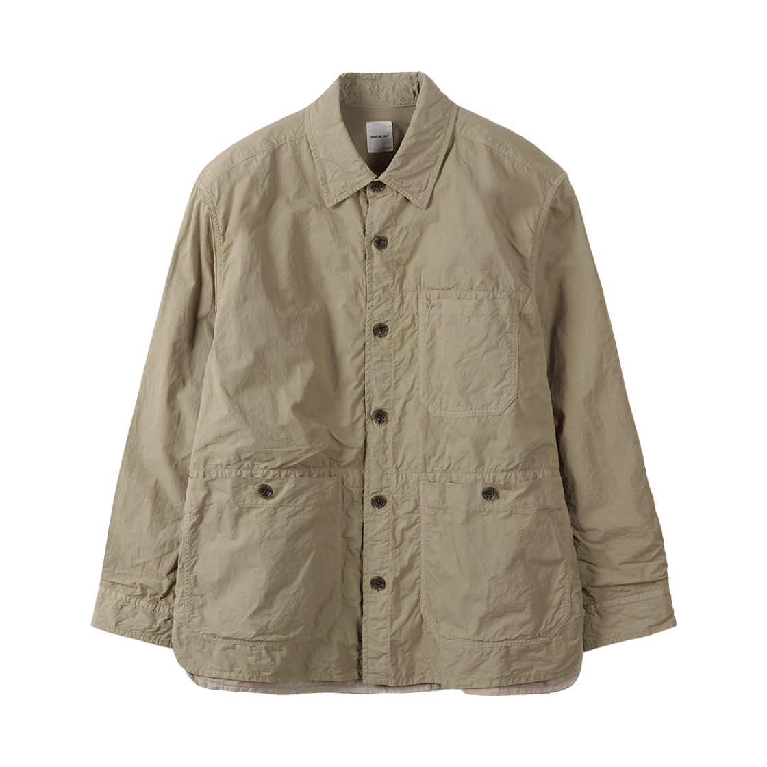 SVJAW25501BEX SERIES Cotton Twill Typewriter Shirt Jacket Beige