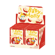 Pop Mart Baby Molly Fruity Aroma Series Magnetic Sealing Clip Storage Box Sealed Case (6 Blind Boxes)