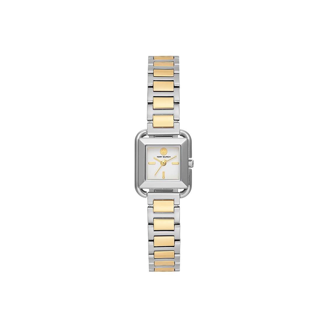 (W) 토리버치 미니 키라 스테인리스 스틸 시계 투톤((W) Tory Burch Mini Kira Stainless Steel Watch Two-Tone)
