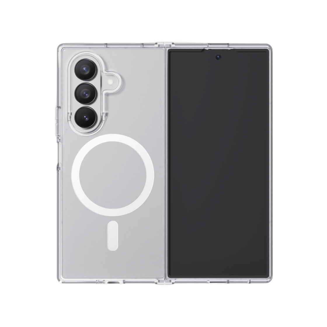 에스엘비에스 모노라인 클리어 마그넷 케이스 for Galaxy Z Fold7(SLBS Monoline Clear Magnet Case for Galaxy Z Fold7)