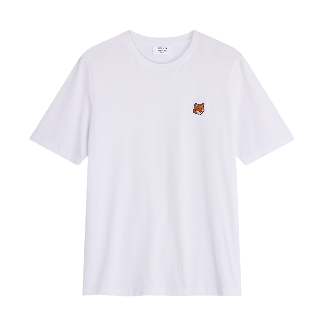 메종 키츠네 폭스 헤드 레귤러 티셔츠 화이트(Maison Kitsune Fox Head Regular T-Shirt White) - 1