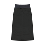 COYSEIO Waist Panel Skirt Charcoal