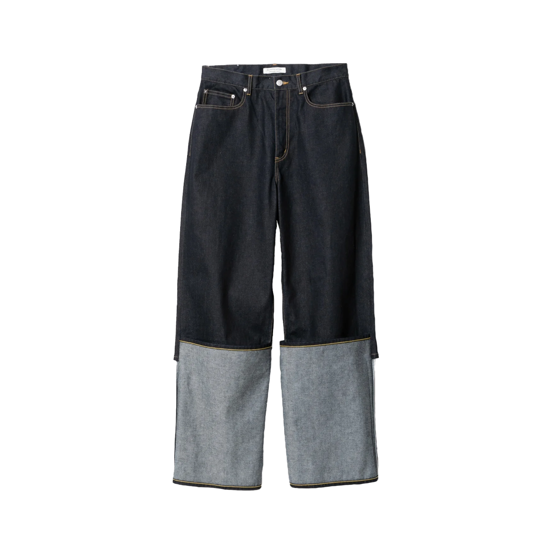 KW5CPADBF03BL Beautiful People Women Selvedge Denim Flip Hem Pants Indigo - 25FW